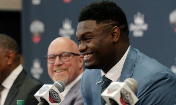 Zion_Williamson_David_Griffin_2019_AP_Pelicans