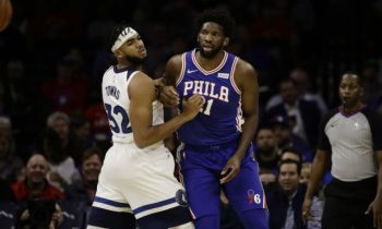 Joel_Embiid_Karl_Anthony_Towns_2019_AP