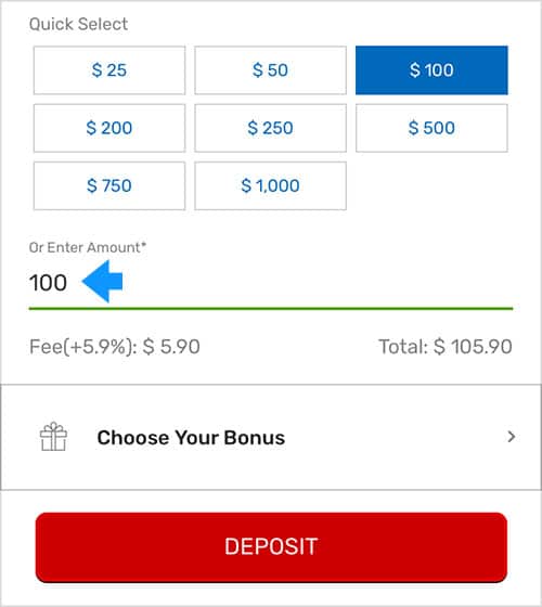 Bovada Deposit Funds