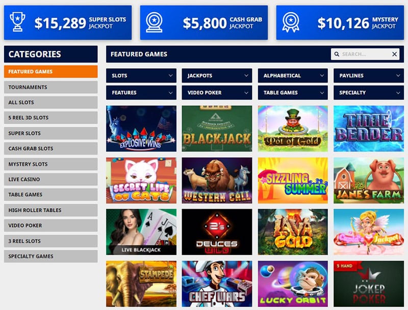 GTbets Casino Page