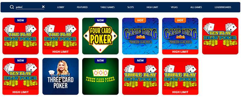 TwinSpires Poker Page