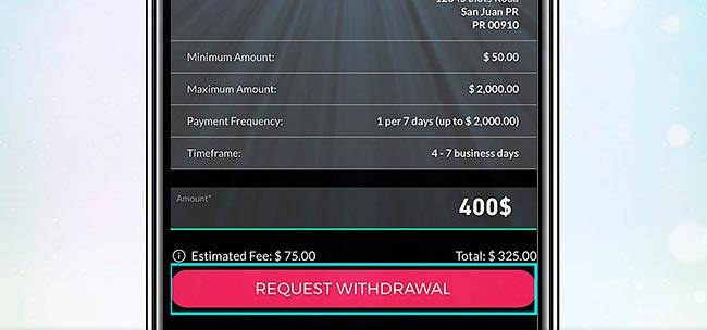 PayPal Casino Withdrawal Process Step 2