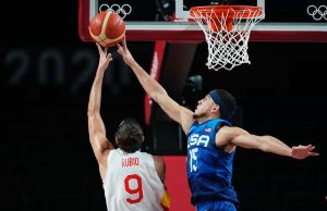 Team USA defeat Spain to move on to the Olympic semi-finals