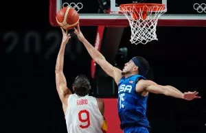 Team USA defeat Spain to move on to the Olympic semi-finals