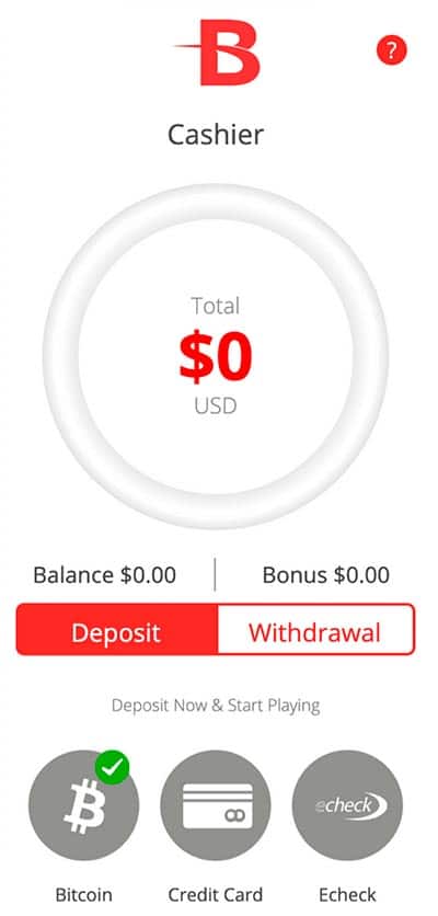BetOnline Mobile Cashier