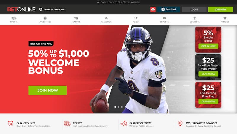 BetOnline Sports Betting 