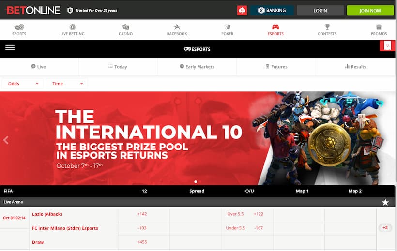 BetOnline heroes of the storm esports Sign Up