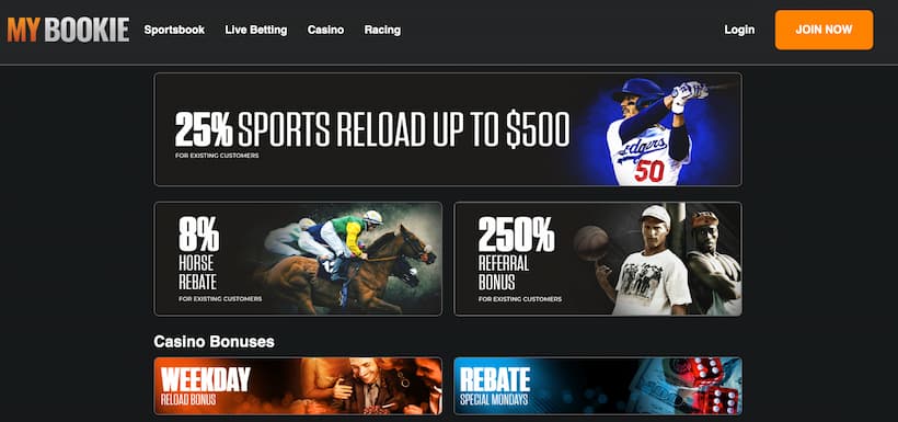 MyBookie Best bitcoin Betting sites image 