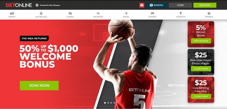 betonline homepage