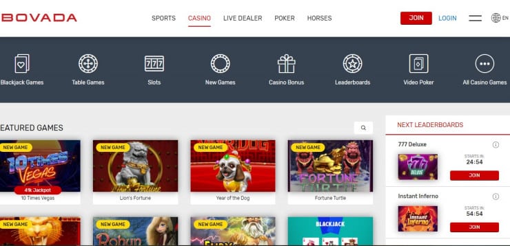 alabama online casinos bovada games