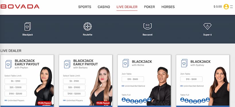 bovada-casino-live-casino-page