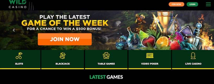 wild casino home page South Carolina