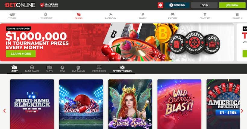 BetOnline - Las Vegas online Casinos - image