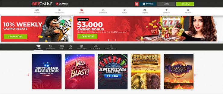 betonline casino page