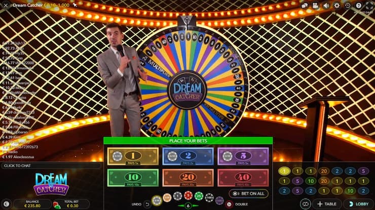 TV Show Betting - Dream Catcher