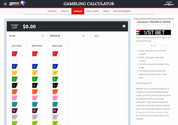trifecta calculator