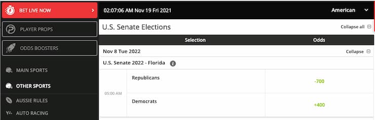 betting on elections