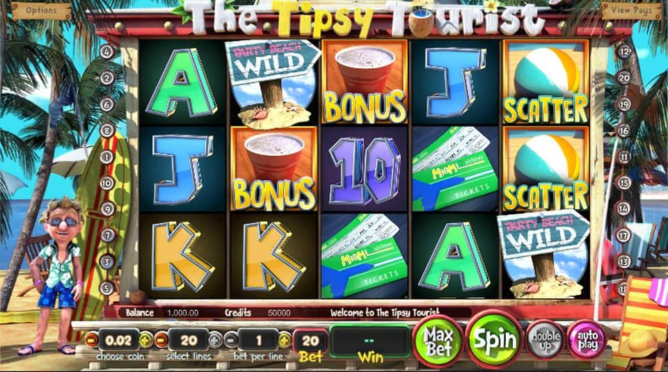 the tipsy tourist slot