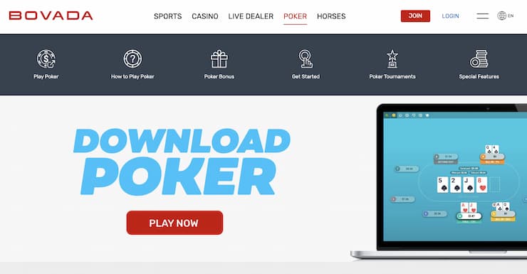 Bovada Poker in Illinois Homepage