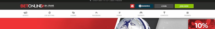Load BetOnline or whichever online poker site you prefer in your browser