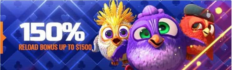 Big spin casino reload bonus 150% up to $1,500