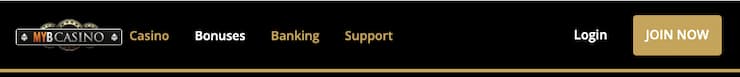 MYB CAsino Sign Up
