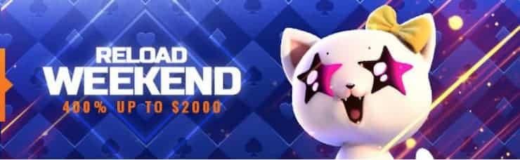 big spin casino reload weekend bonus 400% up to $2,000