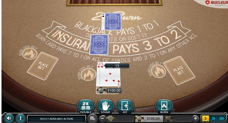21 Burn Blackjack