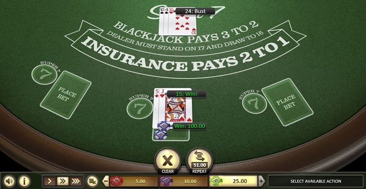Super 7 Blackjack