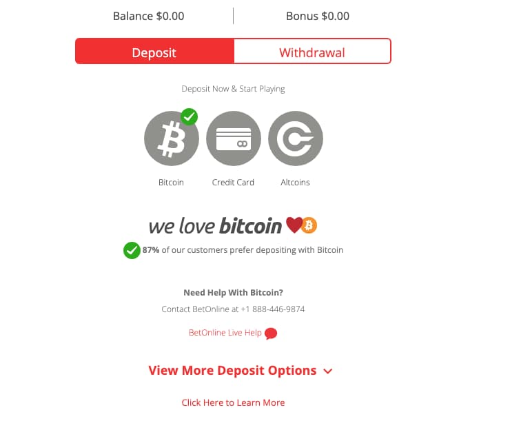 betonline cashier