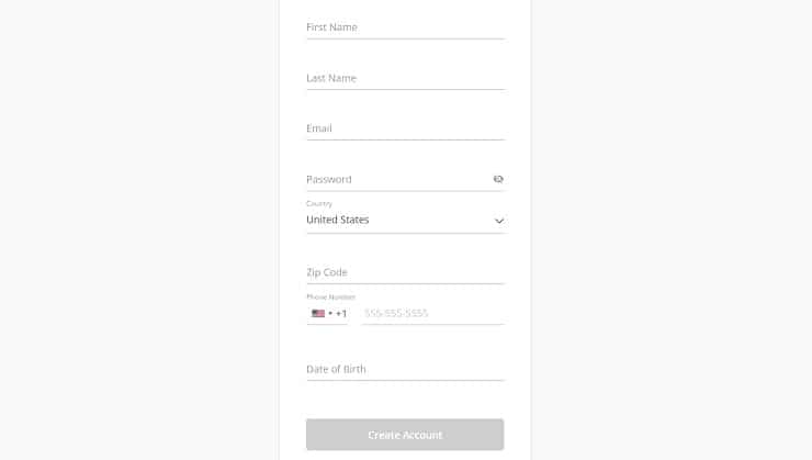 BetOnline Signing Up