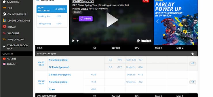 SportsBetting.ag Heroes of the Storm betting
