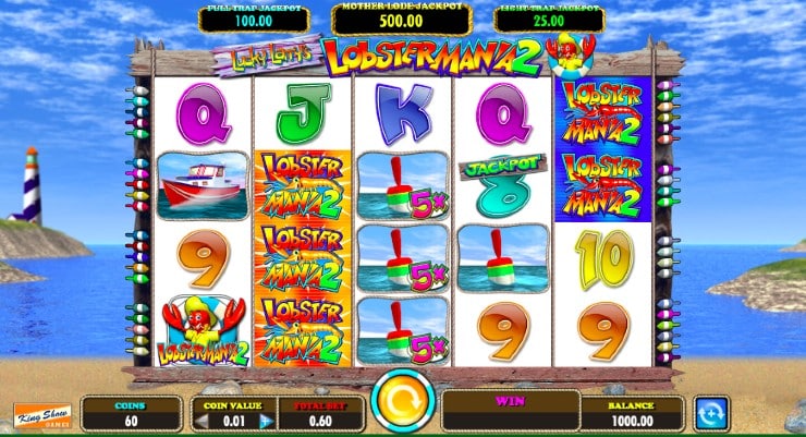 Lobstermania 2 slot - reels image