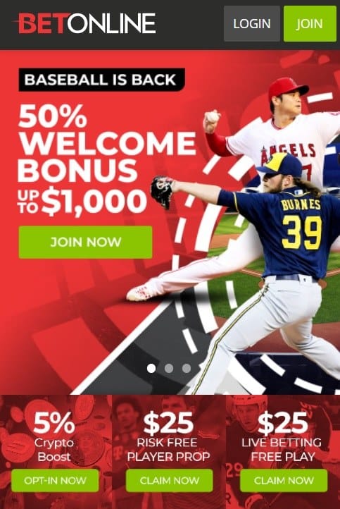 BetOnline Mobile Web App