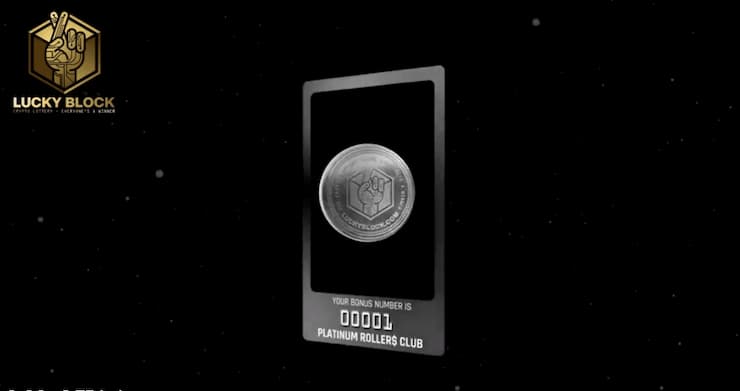 Lucky Block Platinum Rollers Club NFT