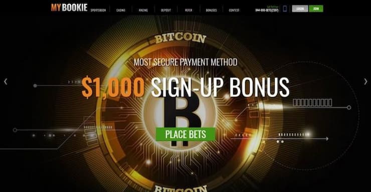 MyBookie crypto deposit bonus