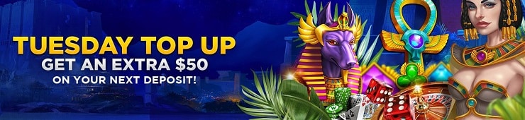 Wild Casino Tuesday Top Up Bonus Codes