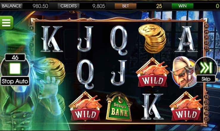 a christmas carol slot bonus round