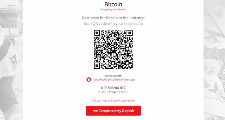 Betonline crypto wallet