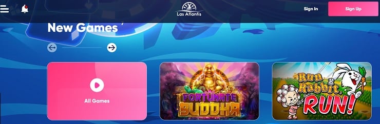 Las Atlantis Casino New Games Site