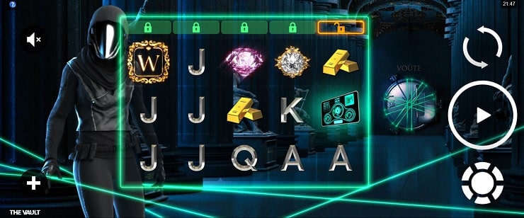 The Vault Slot Screen