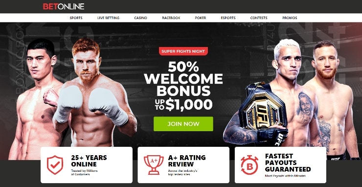 UFC Betting Guide - BetOnline