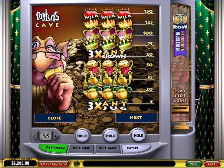 goblin's cave slot gameplay