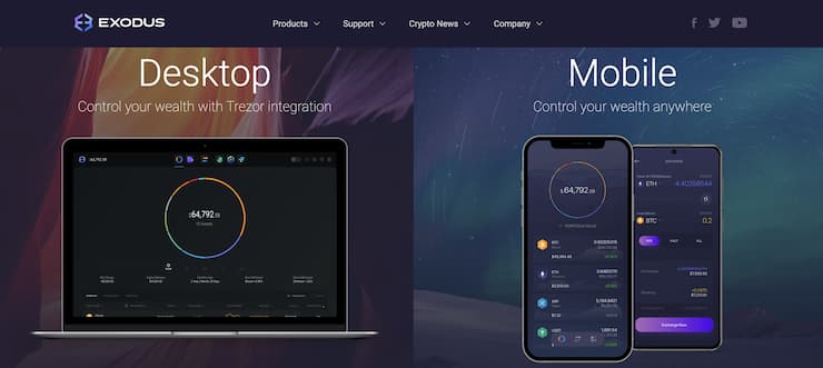 Exodus software wallet homepage - The best crypto poker sites 