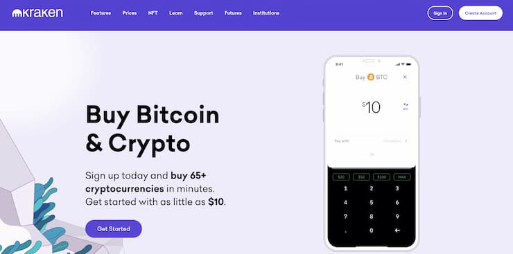 Kraken cryptocurrency exchange homepage - The best crypto poker sites