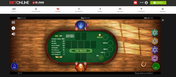 Ultimate Texas Holdem free
