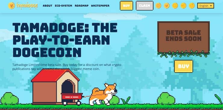 tamadoge - meme coins nft