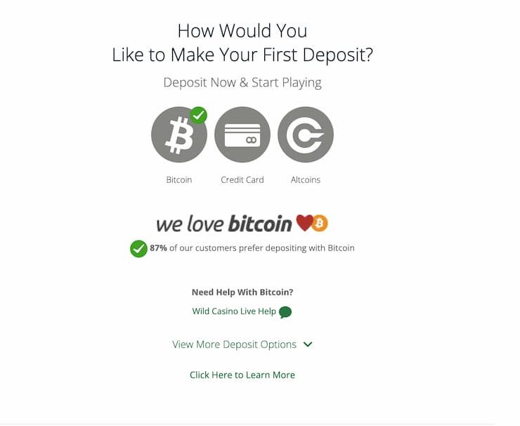 Wild Casino New Account