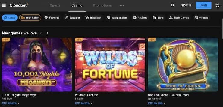Cloudbet homepage - The best Dogecoin casinos 