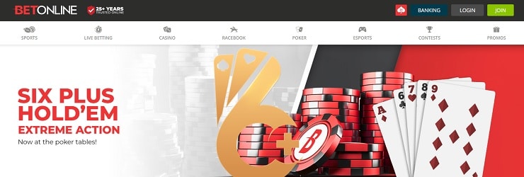 BetOnline Six Plus Holdem